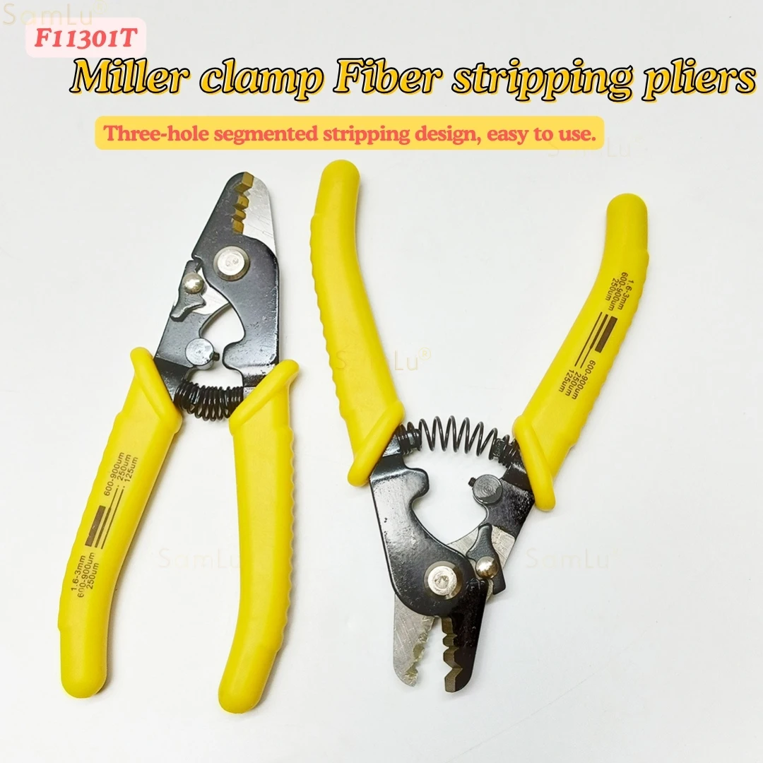 10 pcs/lot F11301T Miller pince à dénuder les fibres F-11301T optique décapant Miller fil Pilers Leic-trou coupe-fibre