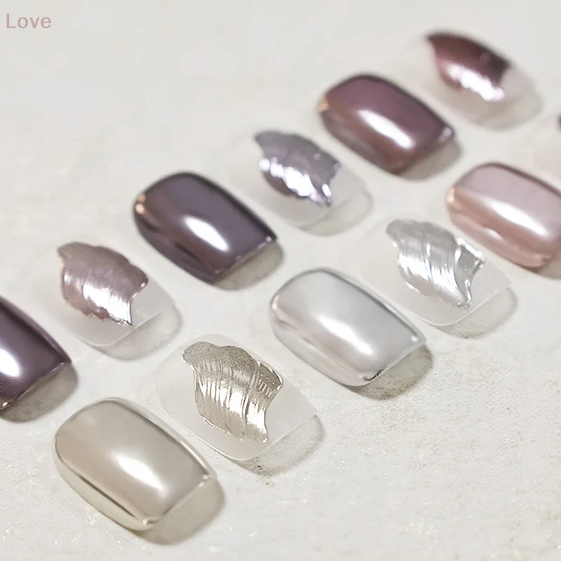 [L & P] 1 صندوق جديد مسمار مرآة سحرية الترتر فرط فلاش مسمار مشرقة الخريف الشتاء مسمار الديكور لتقوم بها بنفسك عشاق الأظافر