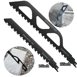 Reciprocating Saw Blade 10/12inch Universal Cutting Saw Blade For Cutting Concrete Block Red Brick/Masonry Wooden Plank Hand Too