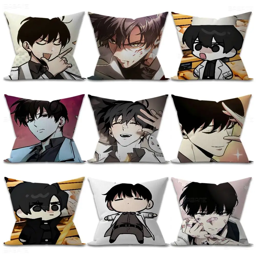 Kim Dokja ORV Cushion Cover Inches Farmhouse Decor Home Throw Pillow Covers for Couch Decorations