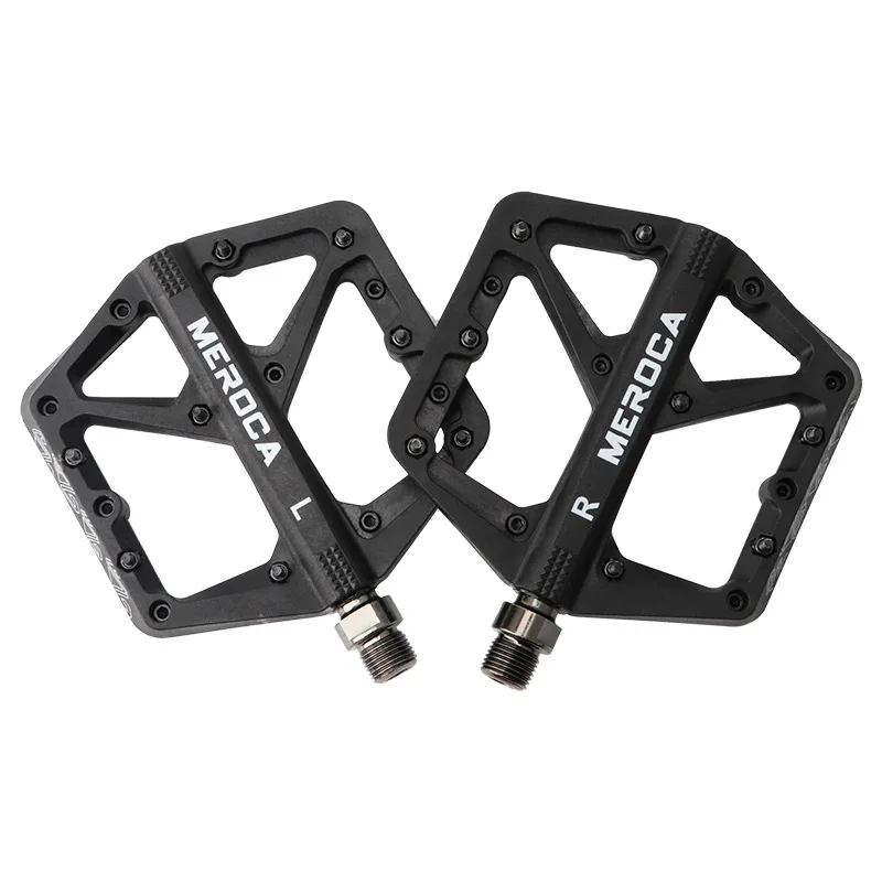 Nylon MTB Mountain Bicycle Pedal 112x115mm Anti-Slip 9/16