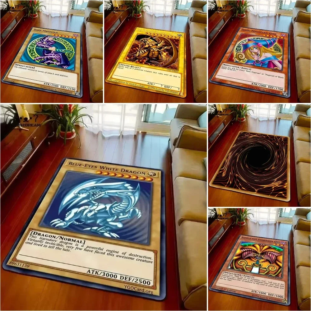 

Pokémon CardBlue Eyes Белый Дракон Аниме Нескользящий ковер Мультяшный напольный коврик для гостиной Спальня Декор Коврик Подарок