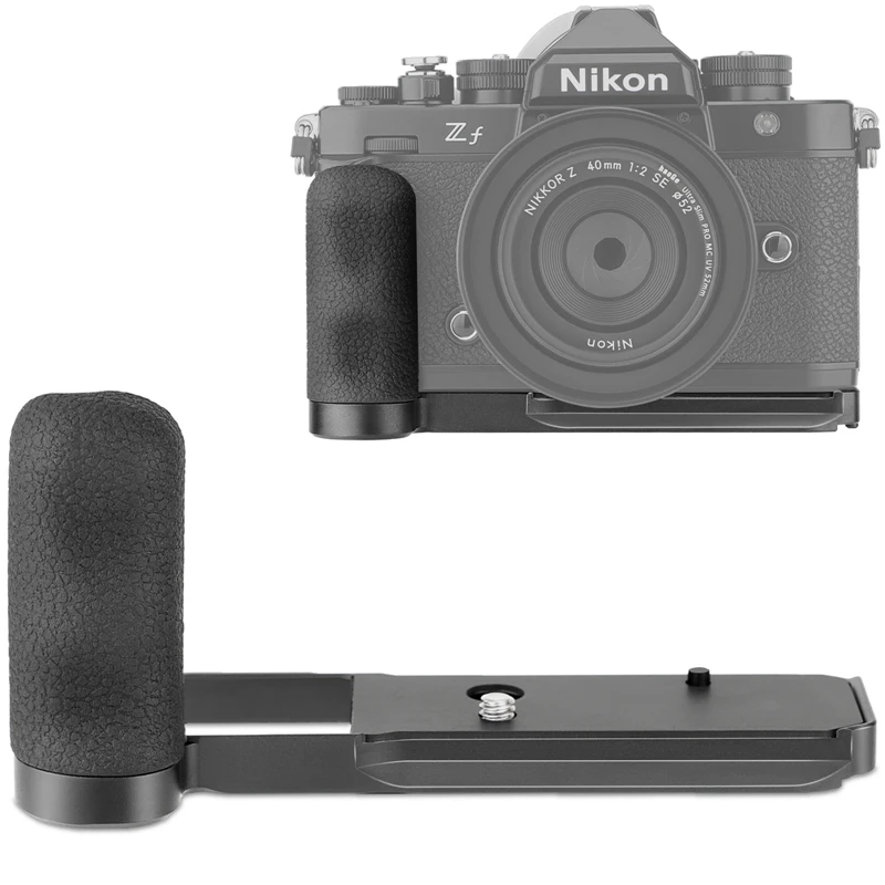 Haoge Handgrip for Nikon Zf ZF Camera L-Shape Grip, Built-in Arca Swiss for DJI RS2/RS-C2/RS3/RS3-PRO/RS3 Mini