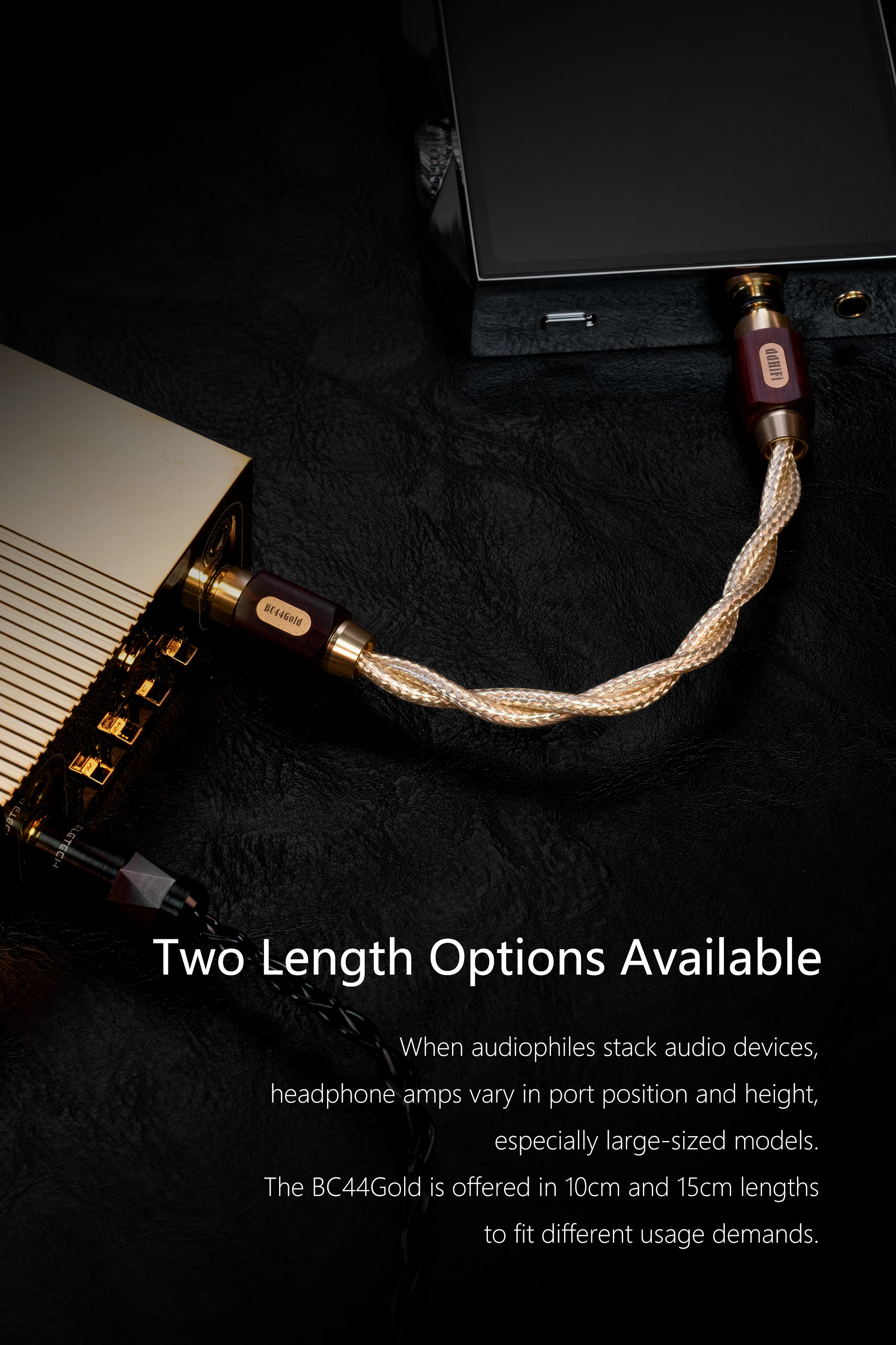 Vorbestellung des DDHIFI BC44Gold 4,4-mm-Symmetrischen Audiokabels mit Floating-Shield-Design – Detail 5