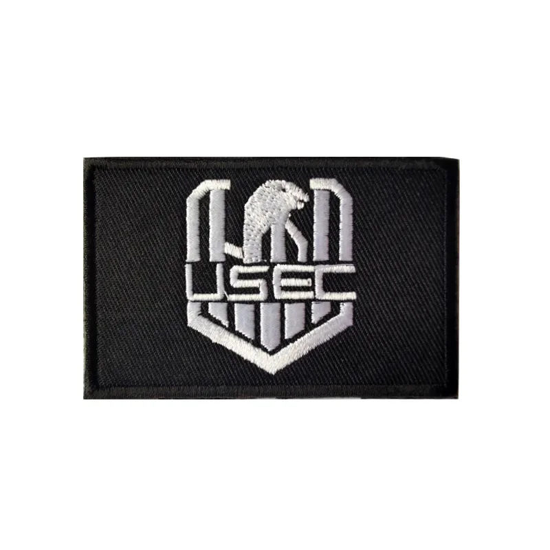 Escape From Tarkov Embroidery Patch Bear Paw Emblem USEC Hook Loop Badge PVC Team Mark Tactical Supplies for Airsoft Games DIY