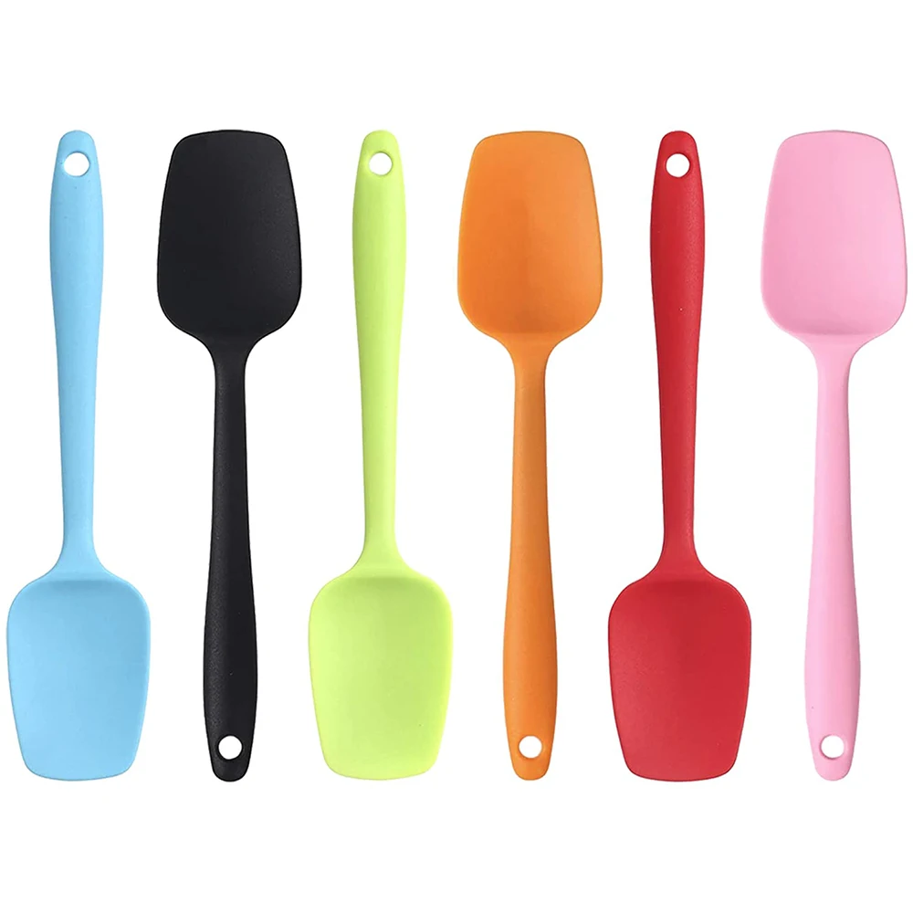 Espátula de silicone de 10,83 polegadas, raspador de creme, espátula para geleia, resistente a altas temperaturas, antiaderente, acessórios de cozinha e utensílios de confeitaria.