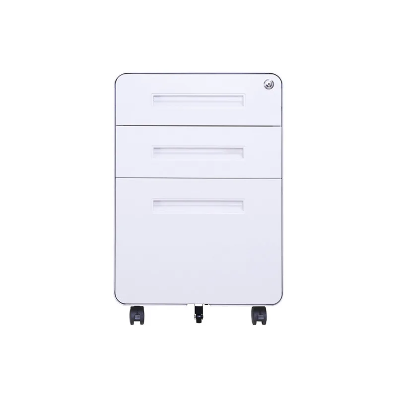 Under the  with wheels, chest of drawers, file , office file storage, tin , mobile low , data locker.