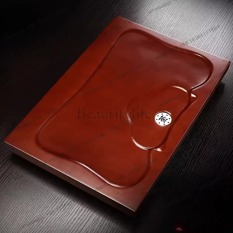 Factory Direct Sales Irregular Serving Tea Tray Wooden Accessories Table Decorative Tableware Tea Tray Hospitality Coasters Band