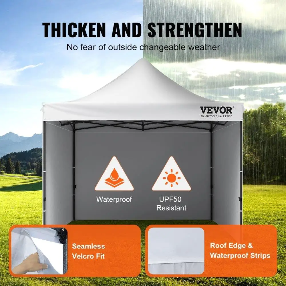 10x10 Feet Instant Canopy Tent with Sidewalls Portable Waterproof UV Resistant for outdoor Gazebo for Patio Party Camping