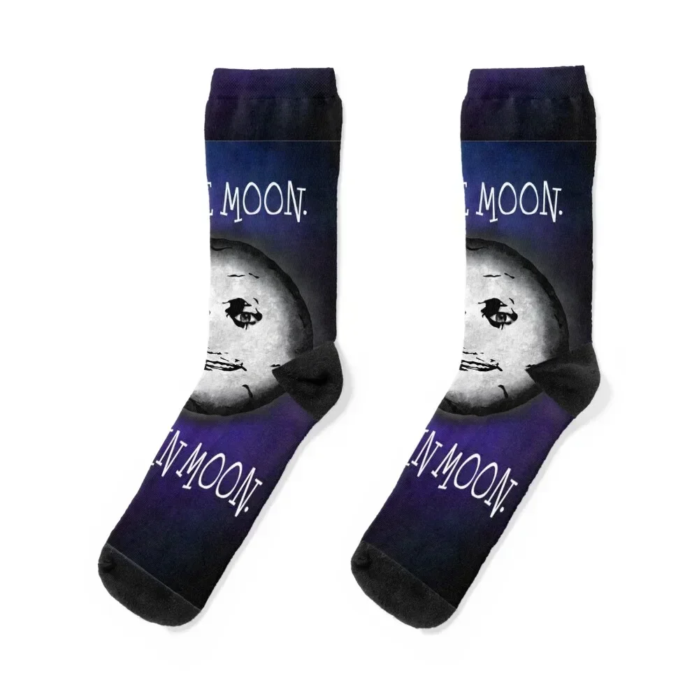 

The Main Moon Socks custom sports cute happy aesthetic Ladies Socks Men's
