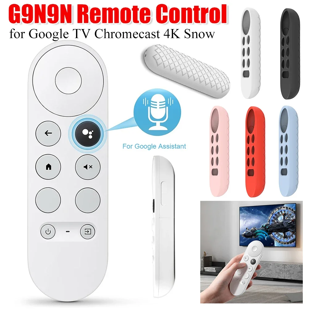 For Google G9N9N Remote Control Bluetooth IR Voice For Google G9N9N TV Chromecast 4K Snow Replacement Set-Top Box Remote Control