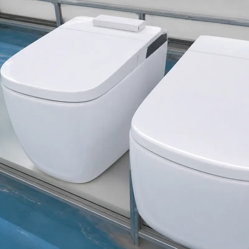 Smart Toilet with Adjustable Pit Distance Free Drainage Floor or Wall Mounted Silent Flush System Easy Installation No Brand