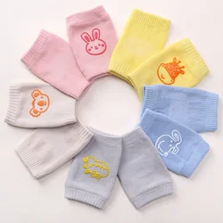 Baby Knee Pads for Girls Boys Summer Solid Color Anti Slip Kid Crawling Safety Floor Sock Leg Knee Protector Accesorios Bebe