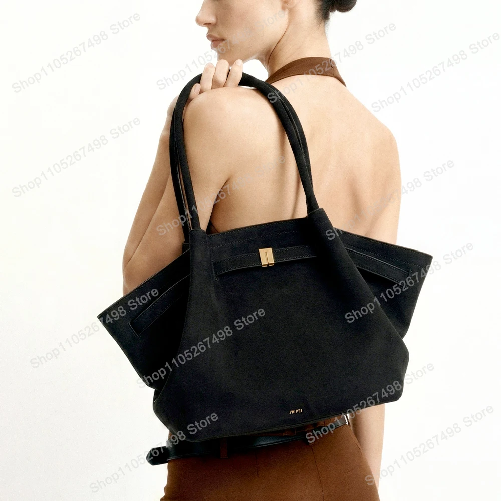 

JW PEI Hana Mini Tote Bag for Women Leather Shoulder Bag Purse Design Large Capacity Totes Top Handle Hobo Shopper Work Bag