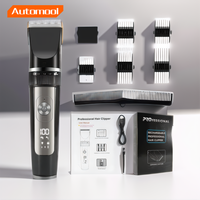 Cordless Beard Trimmer Display USB Rechargeable Wet Dry Hair Cutting Machine Electric Hair Clipper Hair Trimmer For Men