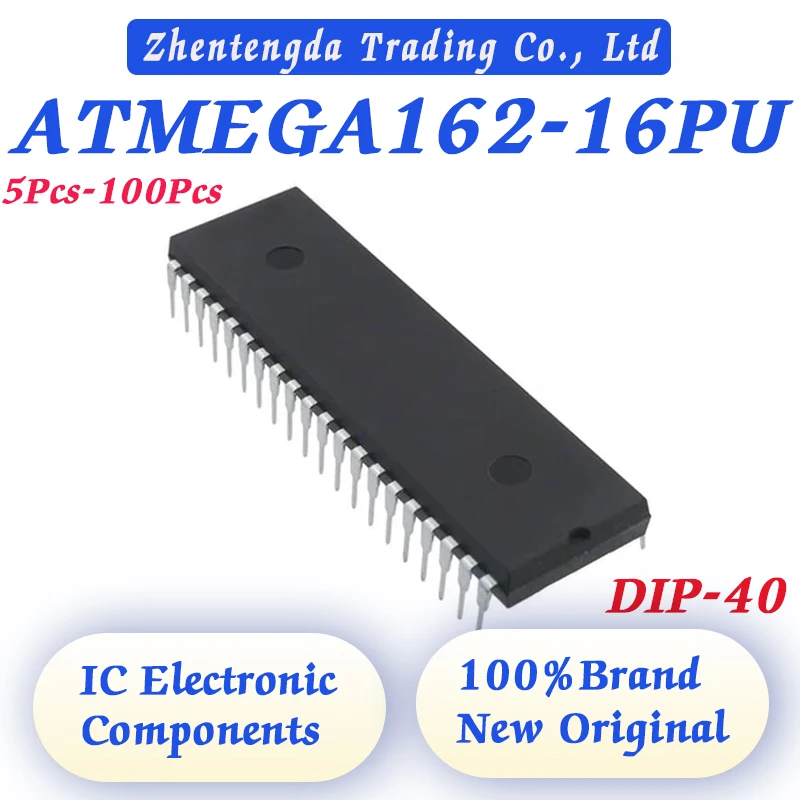 

5Pcs-100Pcs ATMEGA162-16PU ATMEGA162-16 ATMEGA162 ATMEGA162-DIP ATMEGA IC Chip DIP-40