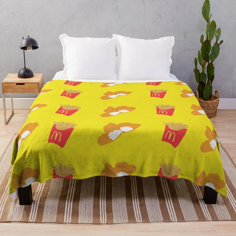 

Nugz n Fries Throw Blanket Sofa Throw Beach Blankets