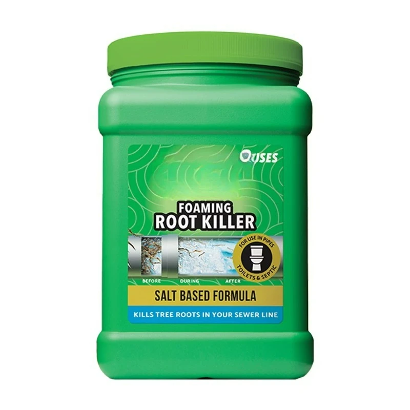 

Пенное средство для уничтожения корней, предотвращает и предотвращает проникновение и повторное образование корней в трубах, 4 фунта - 2 применения.