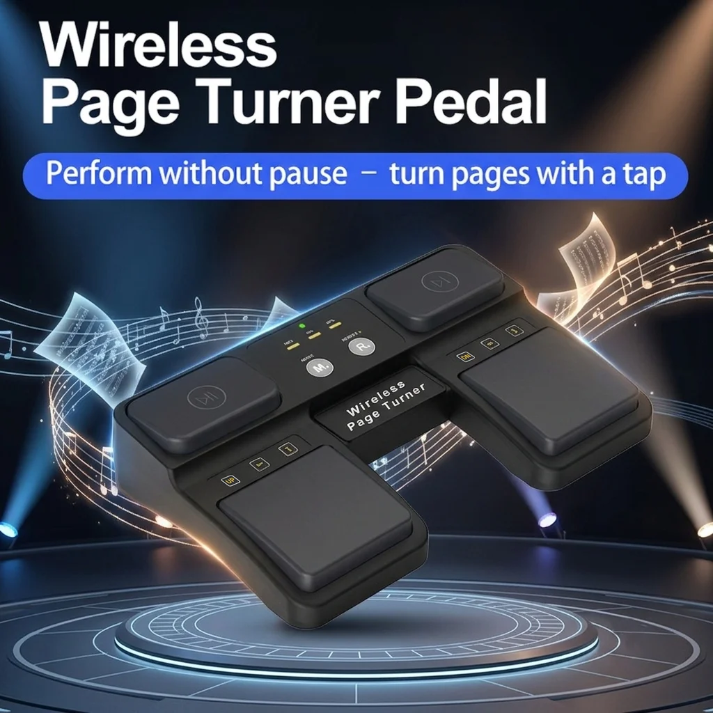 quanyin-portable-wireless-page-turner-pedal-foot-page-turner-for-ipad-iphone-tablet-laptop-remote-control-ppt-rechargeable