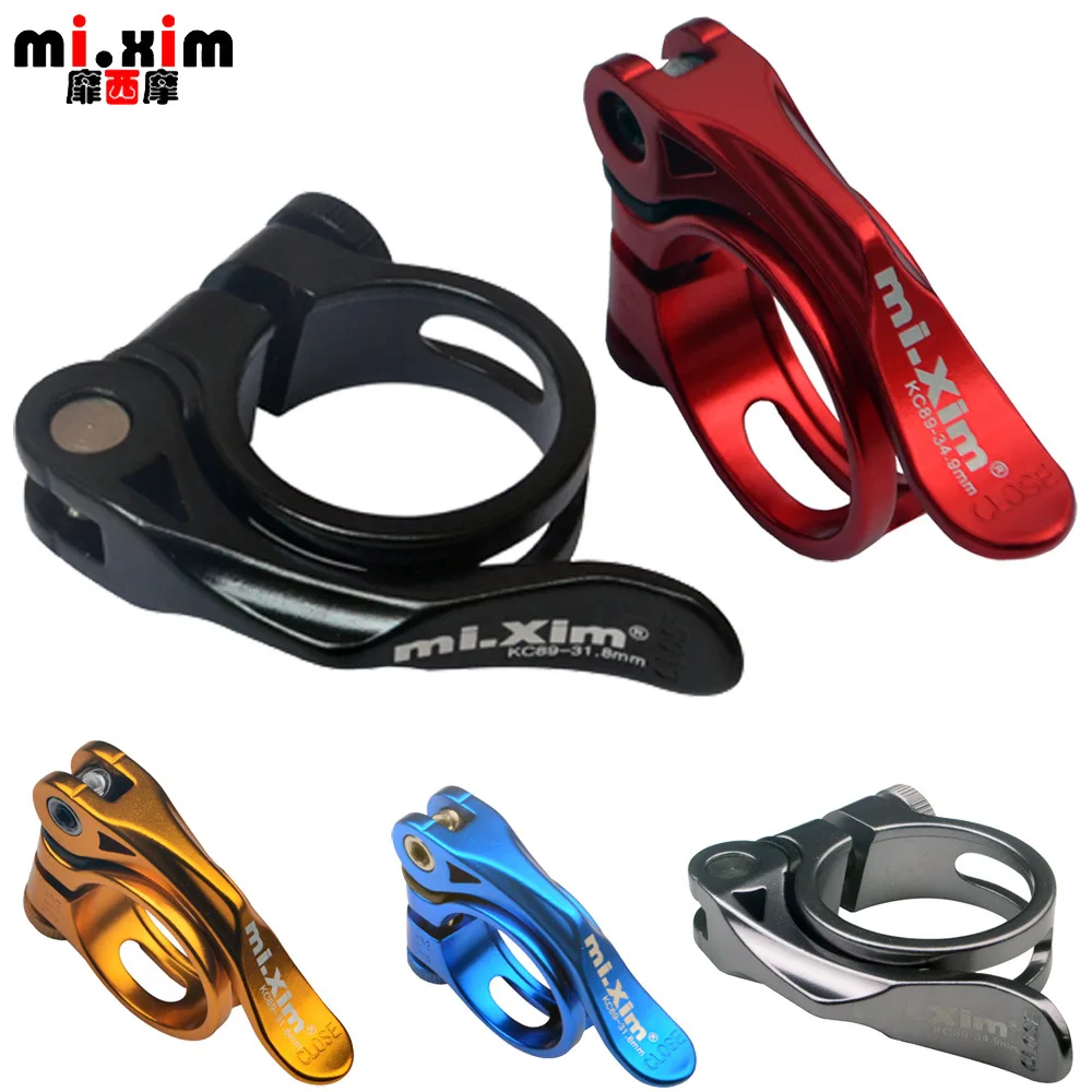 

New Mountain Road Bike Aluminum Ultralight Quick Release Bicycle Seat Post Clamp 31.8 34.9mm BIKE SEAT PILLAR QUICK RELEASE