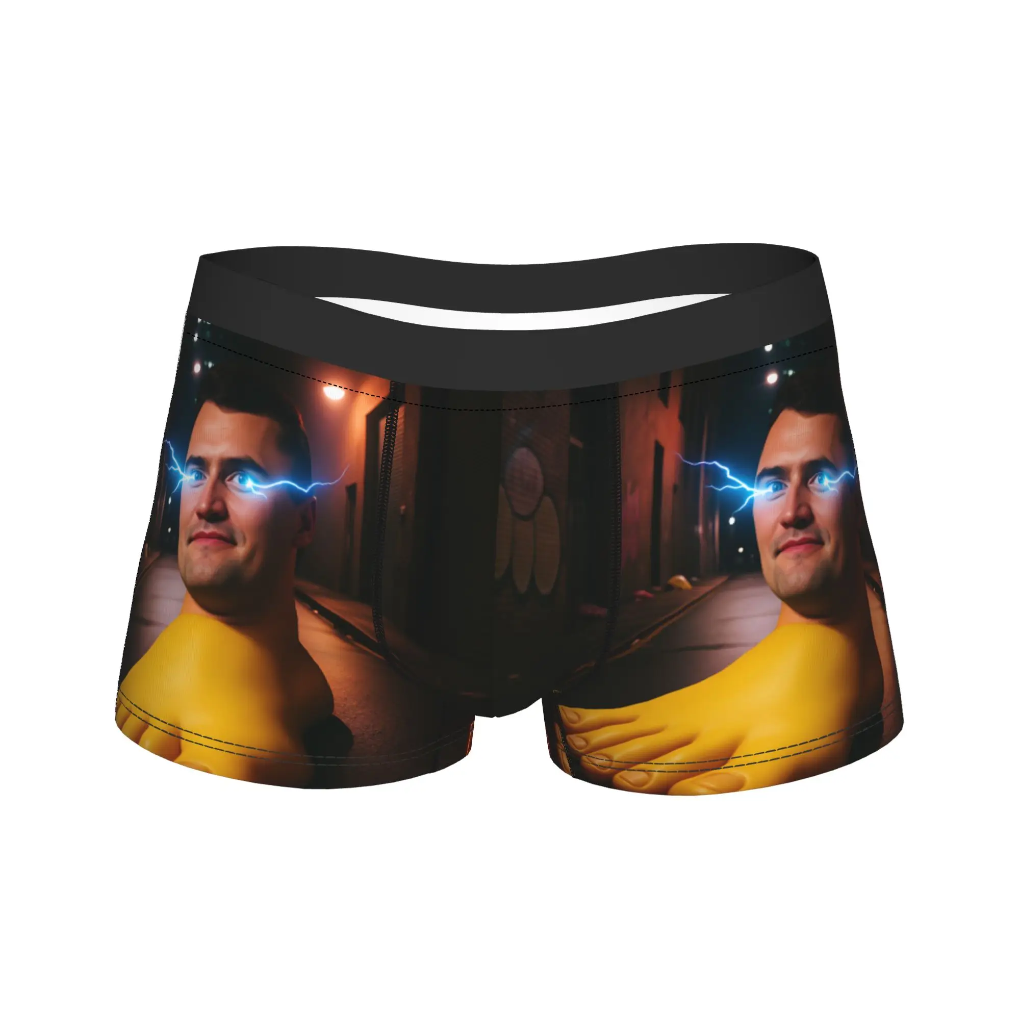 

Charlie Kirk Giant Foot Funny Italian Brainrot Meme Boxer Brief Underwear Trenky Man Soft Boxershorts Pattern Large Size Panties