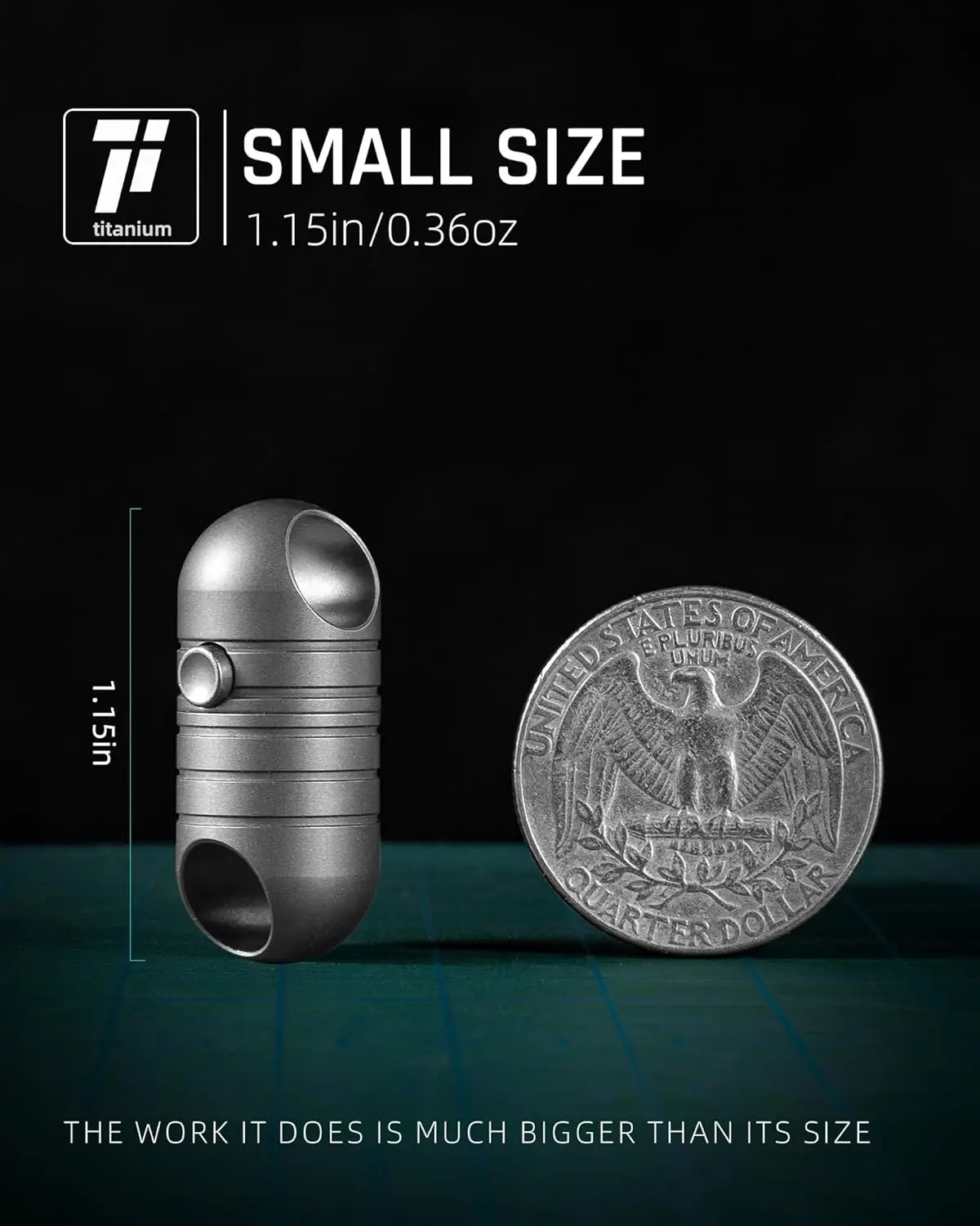 TISUR Titanium Quick Release Keychain, Retractable Key Chain Detachable Keychain Clip，Pull Apart Key Rings for Men Women