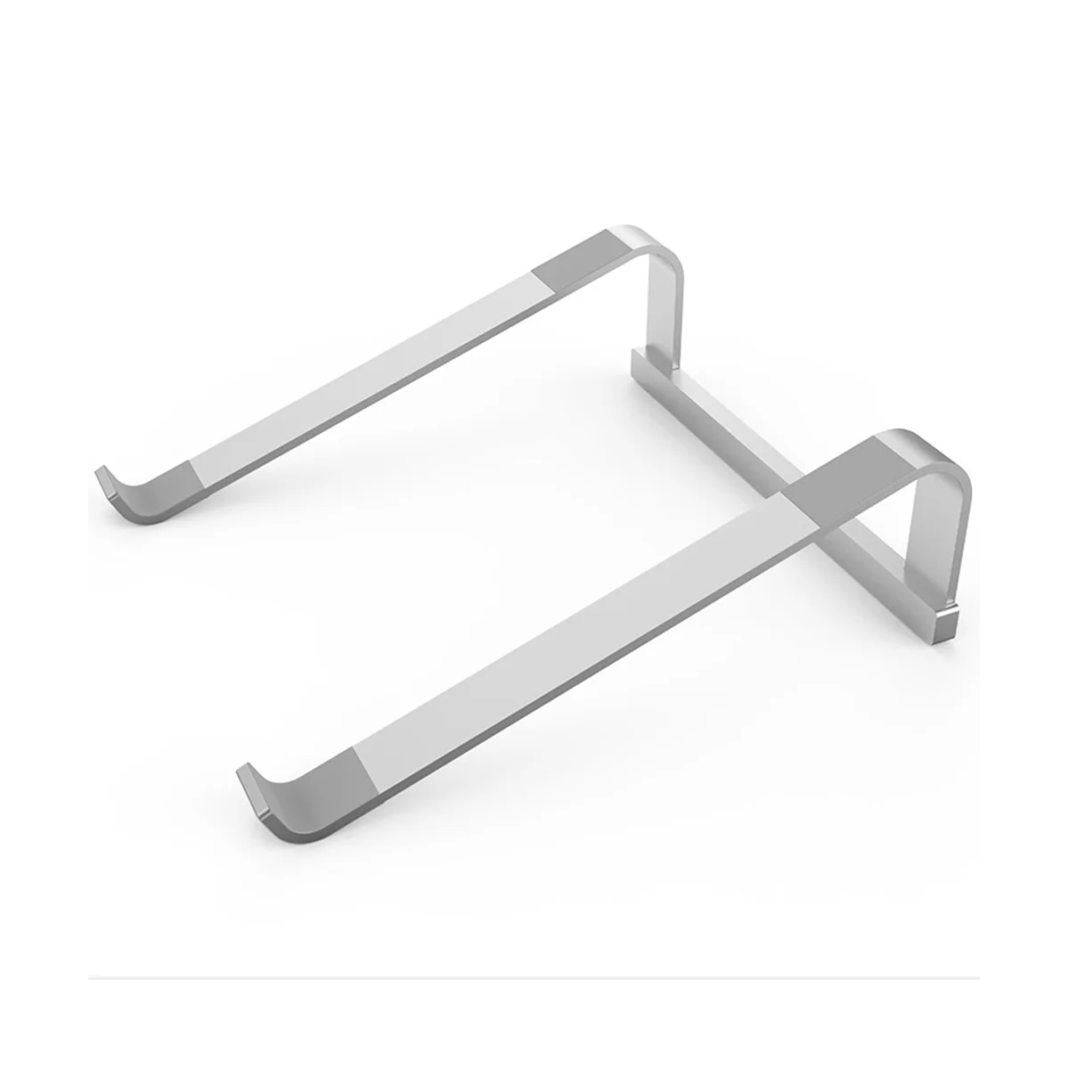 

Настольная подставка для ноутбука, устойчивая стойка, эргономичная Алюминиевая Подставка для компьютера, охлаждающая подставка для ноутбука (Серебристая)