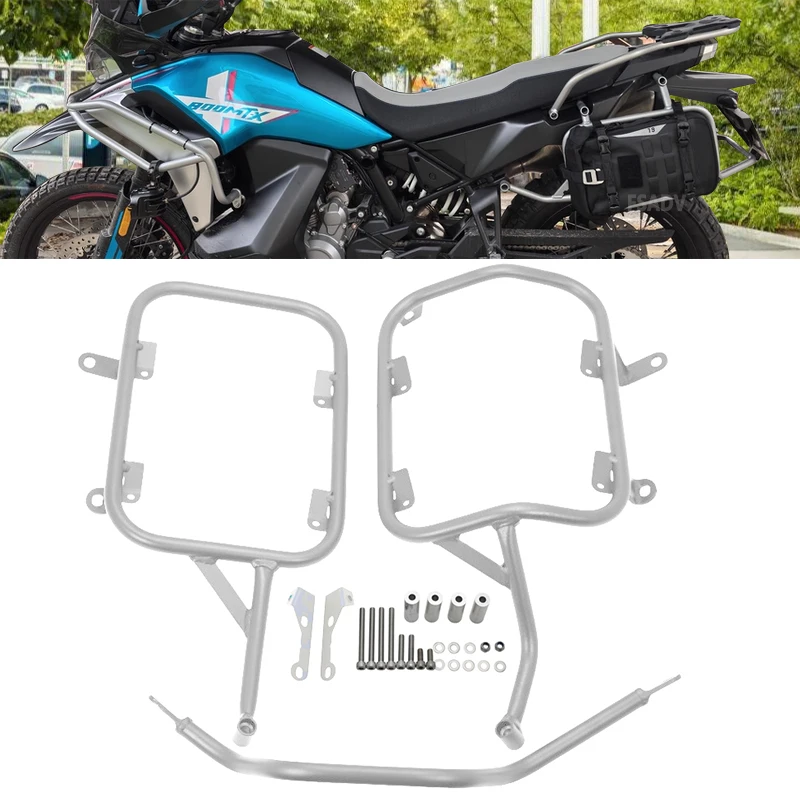 Luggage Rack Stainless Steel Pannier Top Case Bracket Toolbox Support Saddlebag Holder For CFMOTO 800MT-X 800MTX 2024 2025