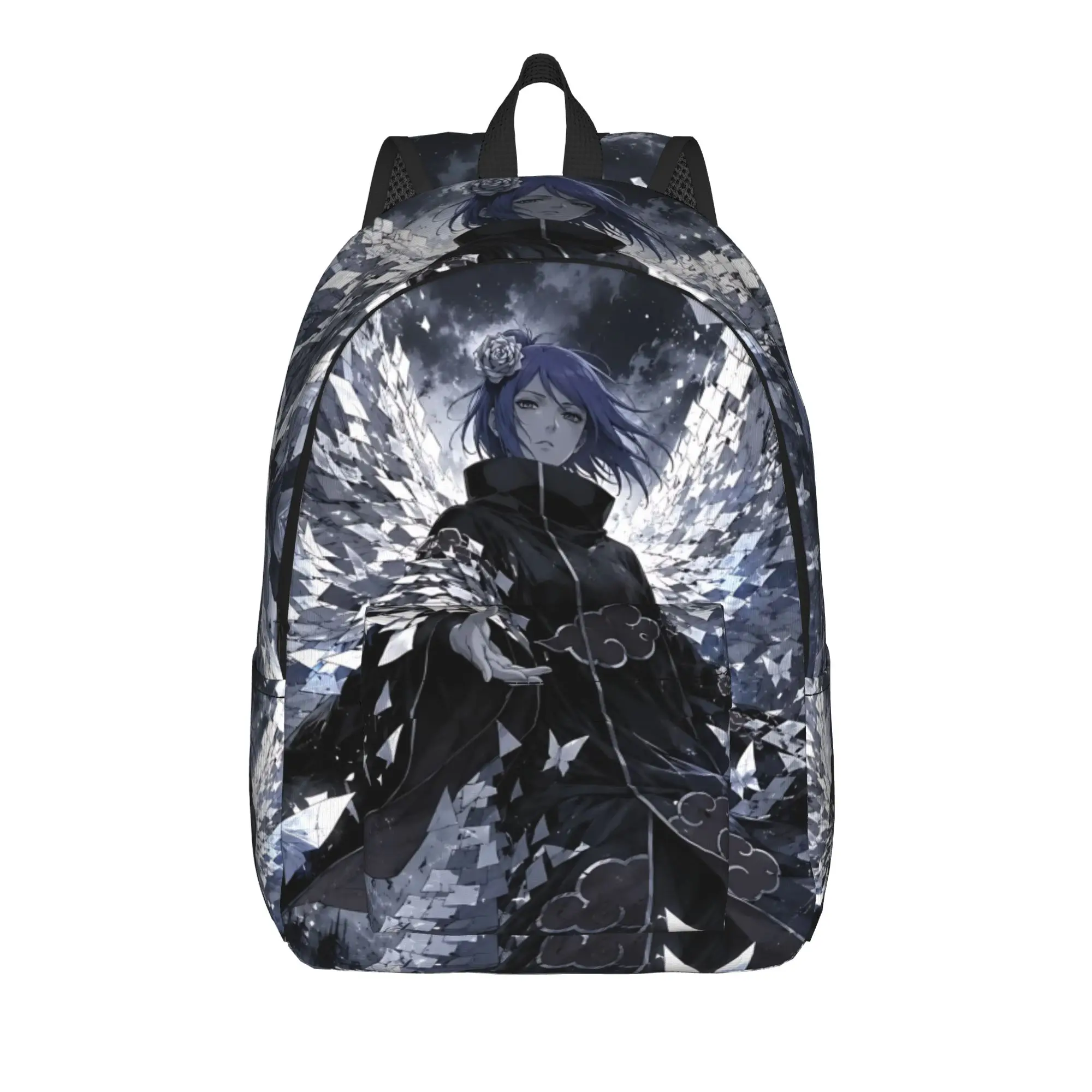 Fashion Naruto Anime Theme Backpack  Mochilas Snack Storage Camping Retro Washable Rucksack