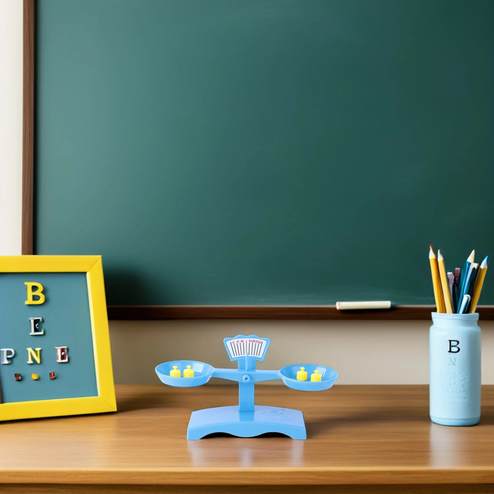 

1 set 1 Set Kids Balance Scale Diy Plastic Assembly For Math Science Learning Preschool Classroom Teaching Instrument - Balance