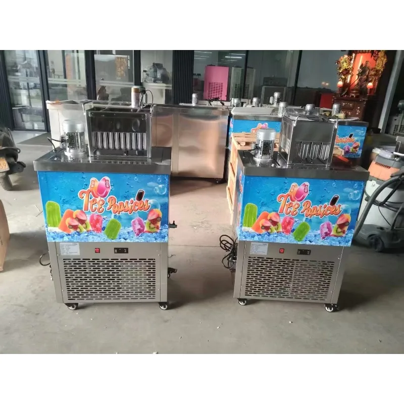 Customizable automatic popsicle machine and fruit popsicle machine for custom dessert production