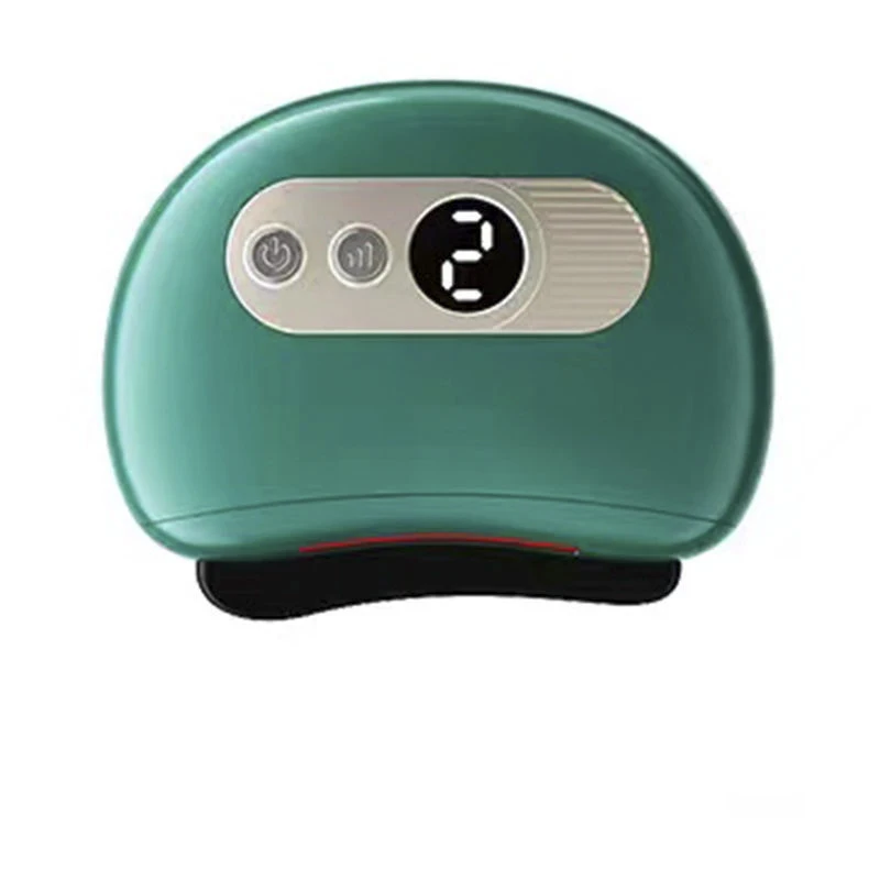 KKS Replaceable Hot Compress Heating Machine 9 Levels Shoulder Massager Electric Mini Gua Sha Machine with LCD Display