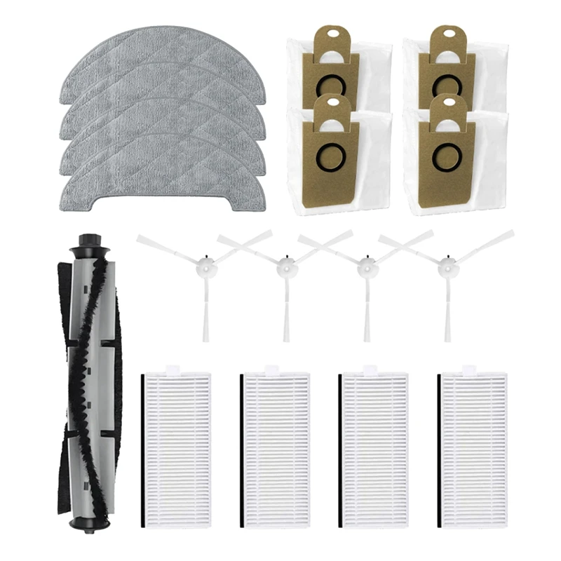 

A24F-For TAMA H14 / Innos R7 / LIHHAS LH90 Replacement Parts Accessories Main Side Brush Hepa Filter Mop Cloth Dust Bag