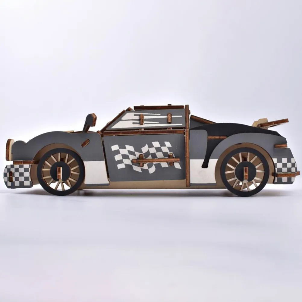 

3D деревянный пазл: крутой транспорт, сборка своими руками, развивающая головоломка для детей, креативное развитие, концентрация, координация рук и глаз