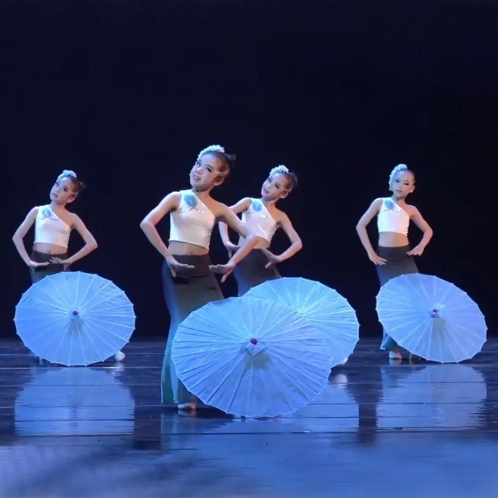High Quality Chinese Antique Style Oiled Paper Umbrella 56cm 10 Colors Decorative Umbrella Decorate Umbrella Dance Performance