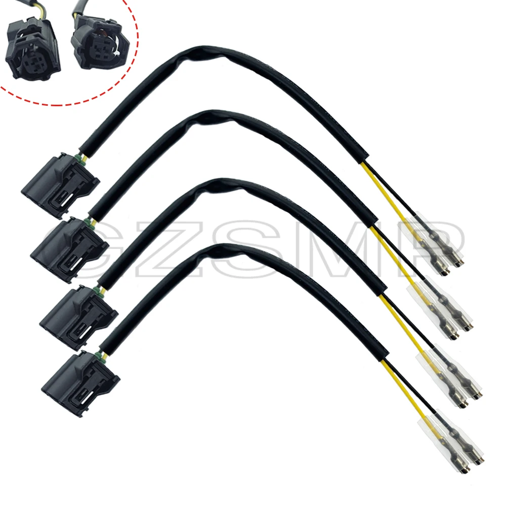 

Turn Signal Cable Wiring Harness Connector fit For Tracer 900 XSR 700 YZF R6 R1 MT03 MT25 MT10 MT09 Adapter Plug