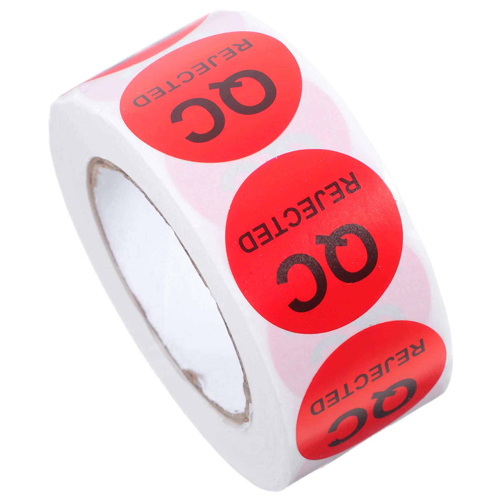

1 Roll Round Quality Control Stickers Adhesive Qc Black Text Warehouse Supplies Product Inspection Shipping Inventory
