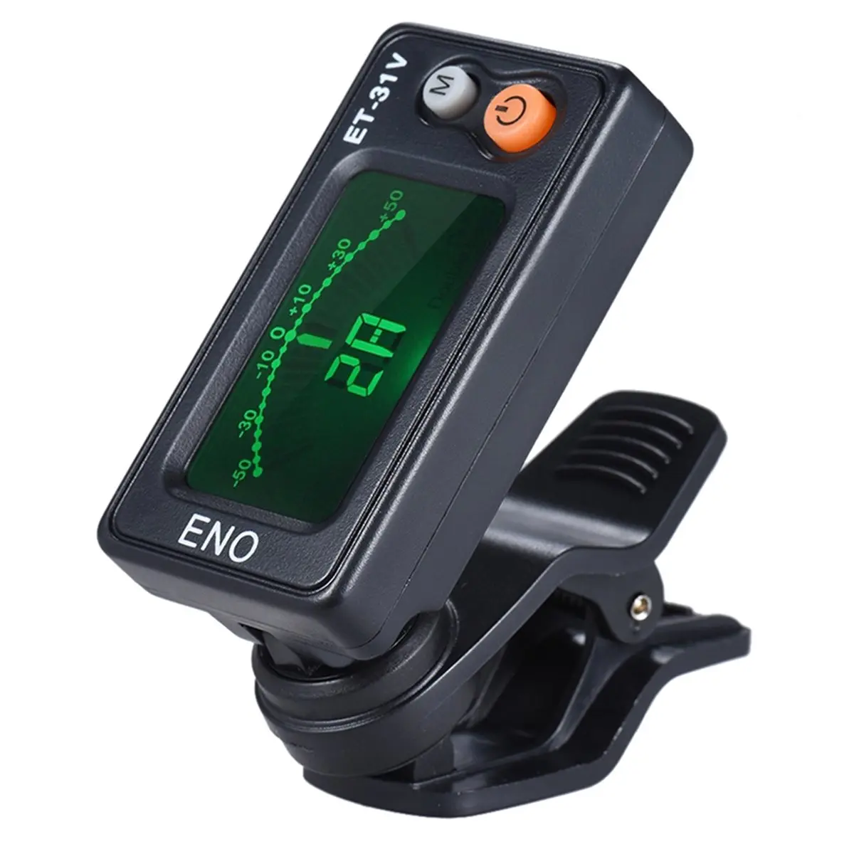 (▲★HUND) ET-31V Violin Tuner Clip-on Tuner Automatic Tuning Mode for Violin Viola Cello Double Chromatic with LCD Display