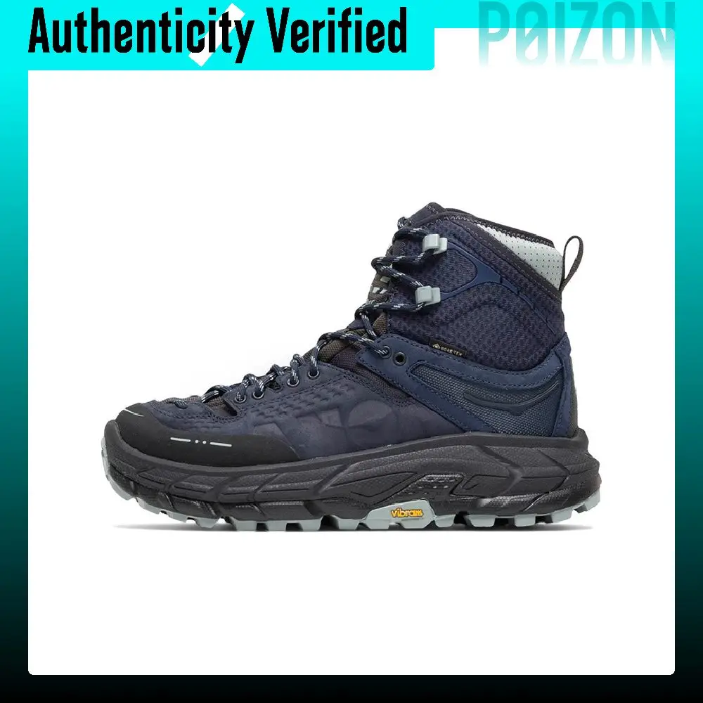 JL A.L x HOKA ONE ONE Tor Ultra HI Comfortable Slip Resistant Waterproof High top Outdoor Shoes Unisex Dark Blue 1144651-BJDT