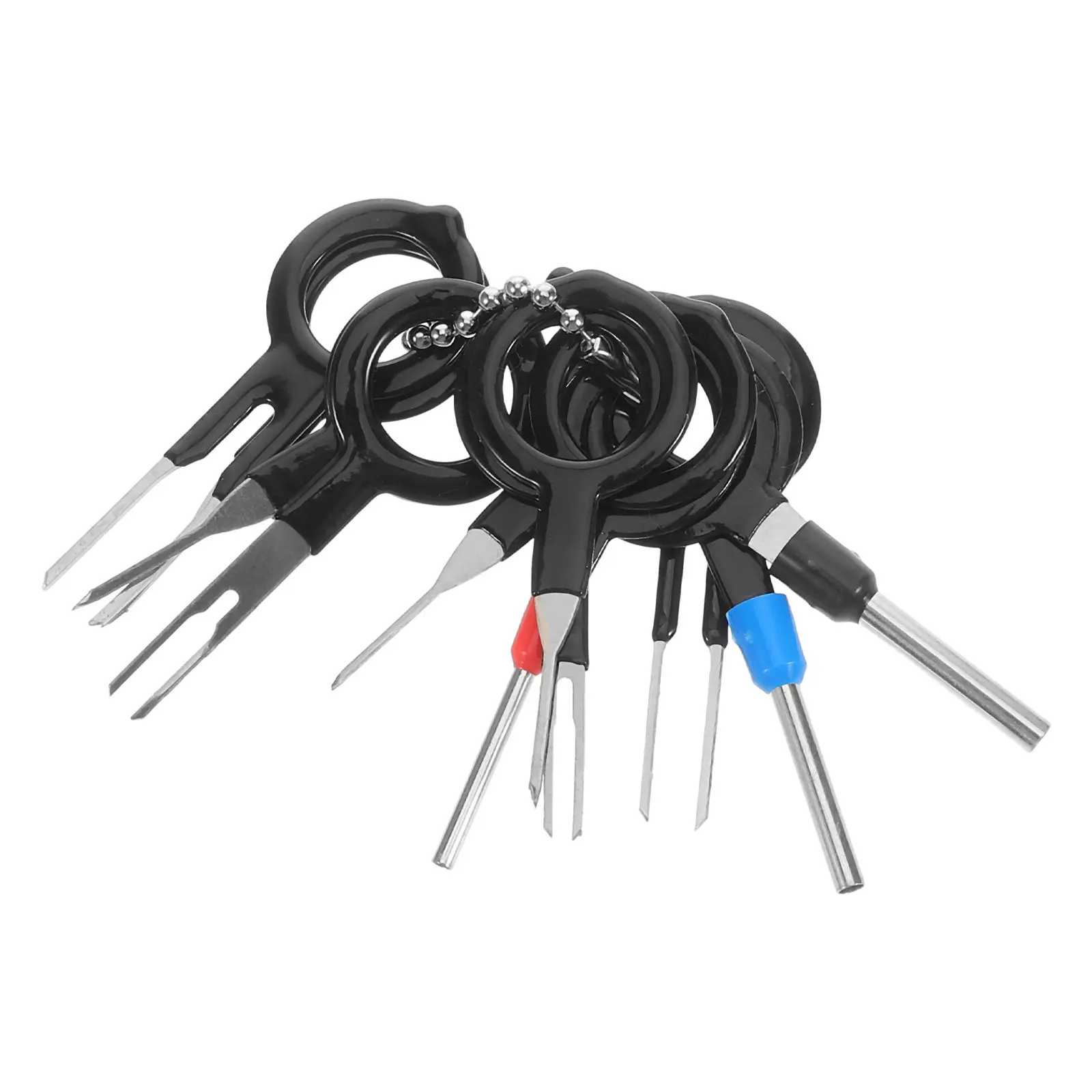 11Pcs Automotive Terminal Extractor Pin Removal Tool Set Electrical Connector Repair Disassembly Kit for Car Wire Harness