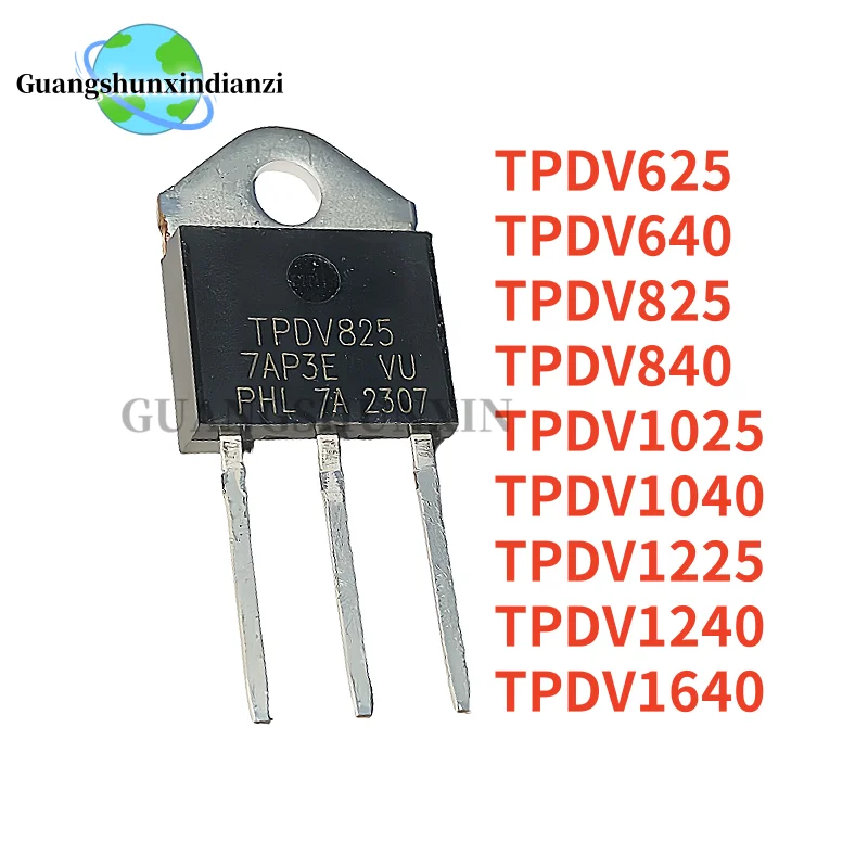 5PCS 100% 새 TPDV625 TPDV640 TPDV825 TPDV840 TPDV1025 TPDV1040 TPDV1225 TPDV1240 TPDV1640 TO-3P 최고 품질 재고 있음