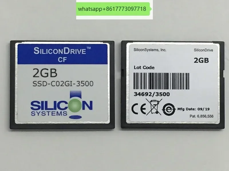 SiliconDrive 2G CF Card SILICONDRIVE SSD-C02GI-3500 Industrial Equipment