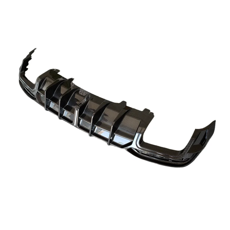 

For 20-22 Year Audi A4 A4L RS4 S4 B9.5 High-quality Dry Carbon Fiber with Light Rear Diffuser Body Kit