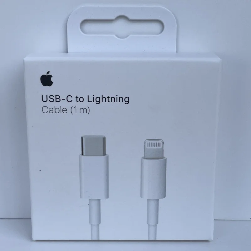 كابل شحن USB-C أصلي من Apple كابل منسوج دقيق من النوع C لهاتف آيفون 16 15 برو ماكس