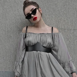 Women Fashion Leather Waist Belt Adjustable Chest Harness Decorative Harness Straps corsett belt Gothic Clothing Accessorie