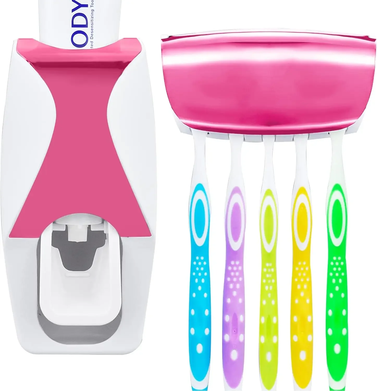 

Пыленепроницаемый дозатор зубной пасты Набор соковыжималок для зубной пасты (розовый)