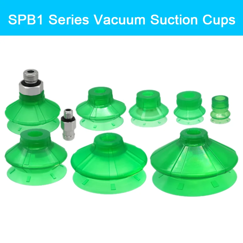 SPB1 Series Vacuum Suction Cups Polyurethane (PU) Suction Cups for Cardboard Boxes SPB1-10/15/20/25/30/40/50/60/80