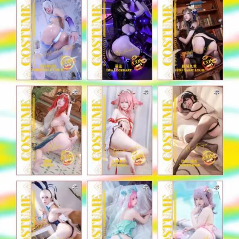 Goddess Story Collection Cards Sexy Complete Set Black Stockings Temptation Sexual Games Trading Anime Cards