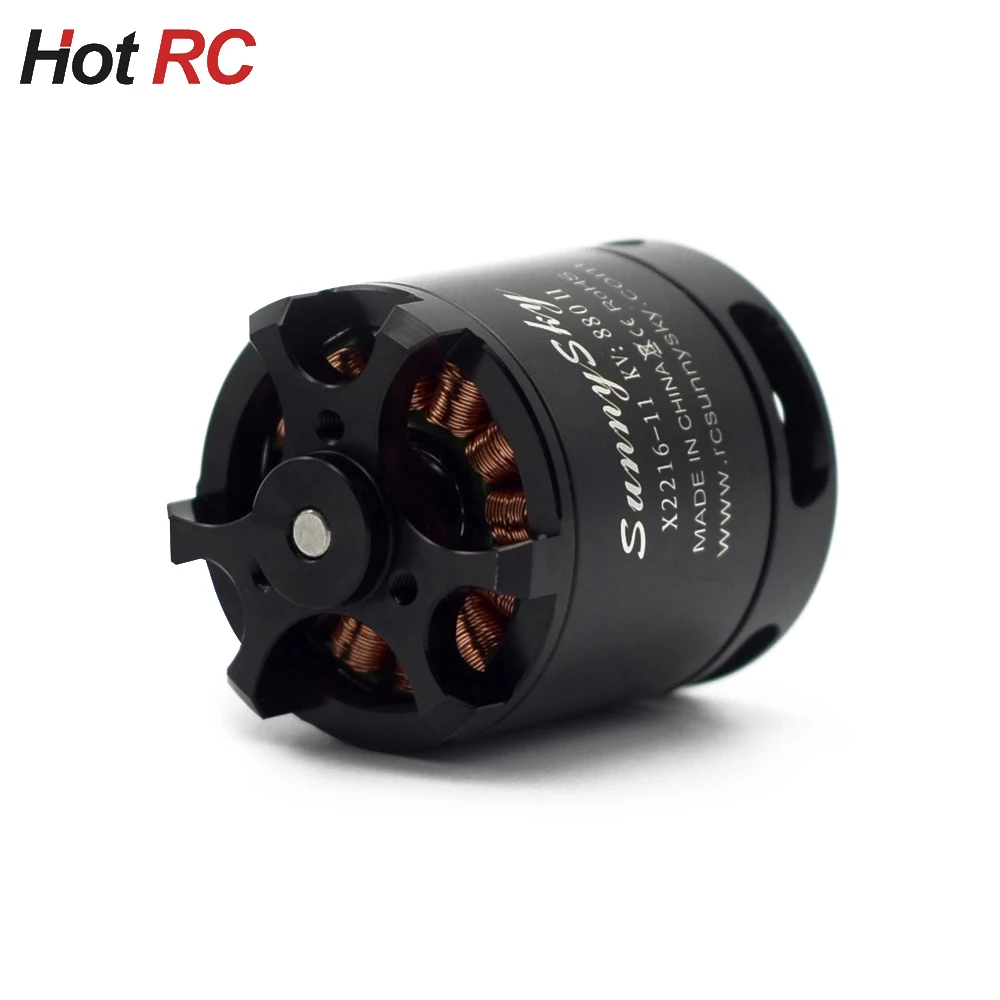 4pcs Sunnysky X2216 KV980 KV1100 KV1250 KV1400 KV1800 KV2400 2-4S Outrunner Brushless Motor For Multi-rotor Quadcopter Airplane