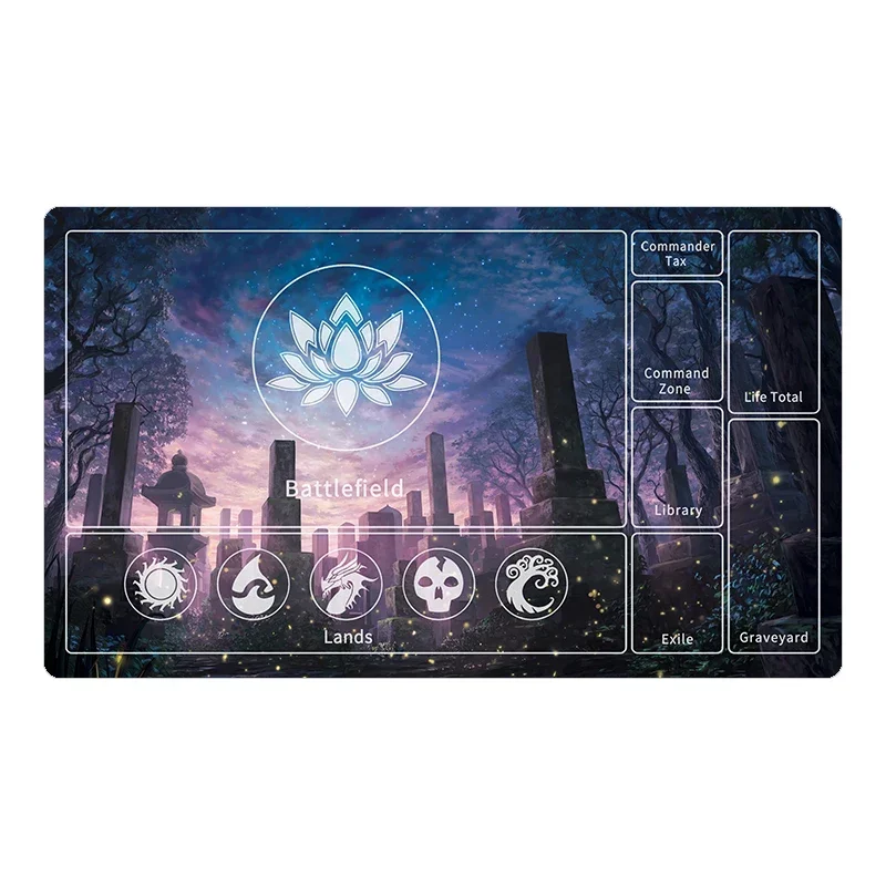 Card mat for mtg douban tcg game field card mat background customized mouse pad sparring mat peripheral spell power pattern60*35